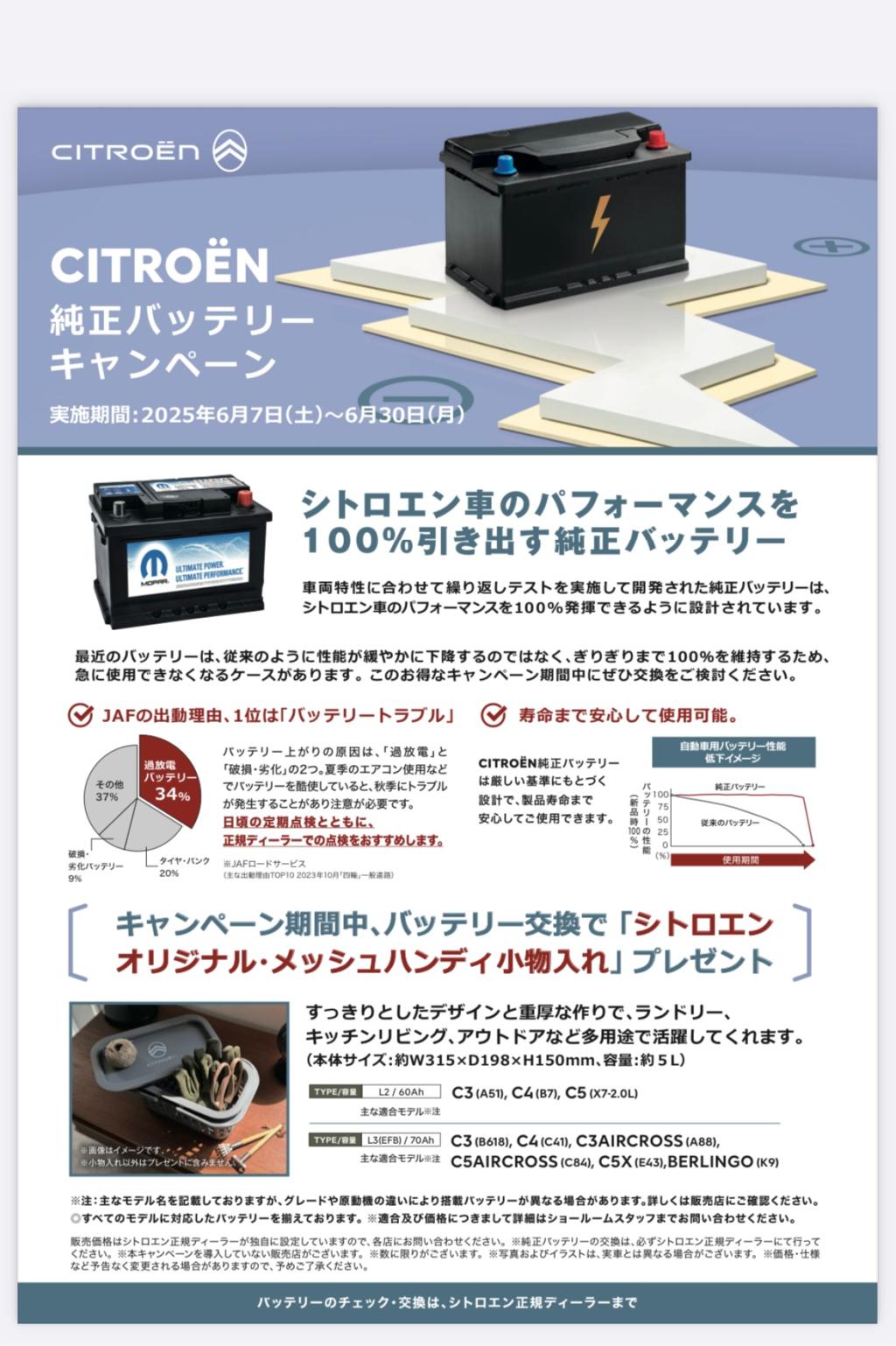 バッテリーキャンペーン