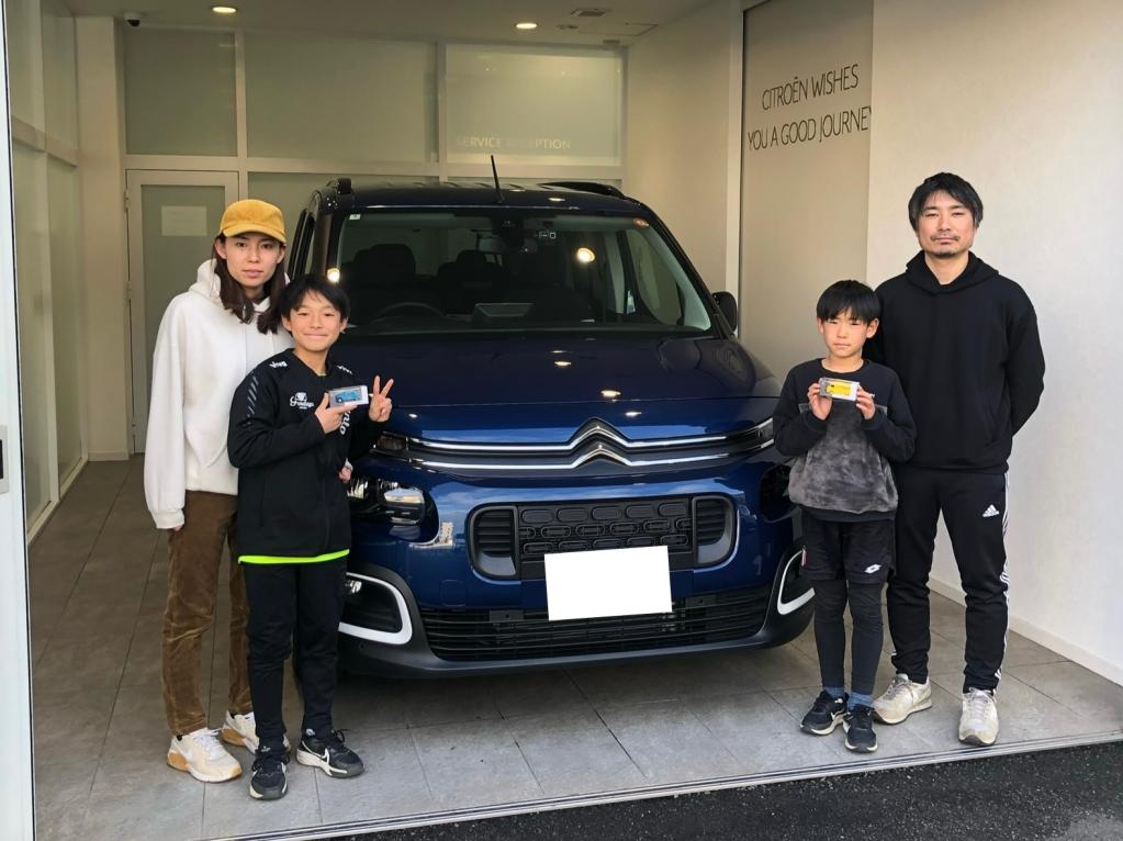 ベルランゴロング　納車式