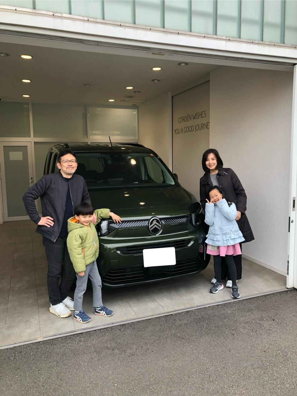 ベルランゴロング　納車式