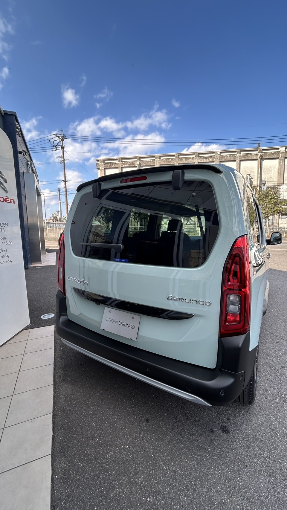 BERLINGO Aqua Green 届きました！💚