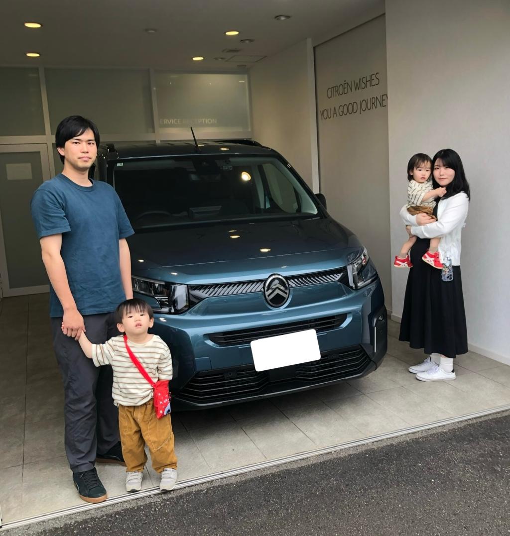 ベルランゴロング　納車式