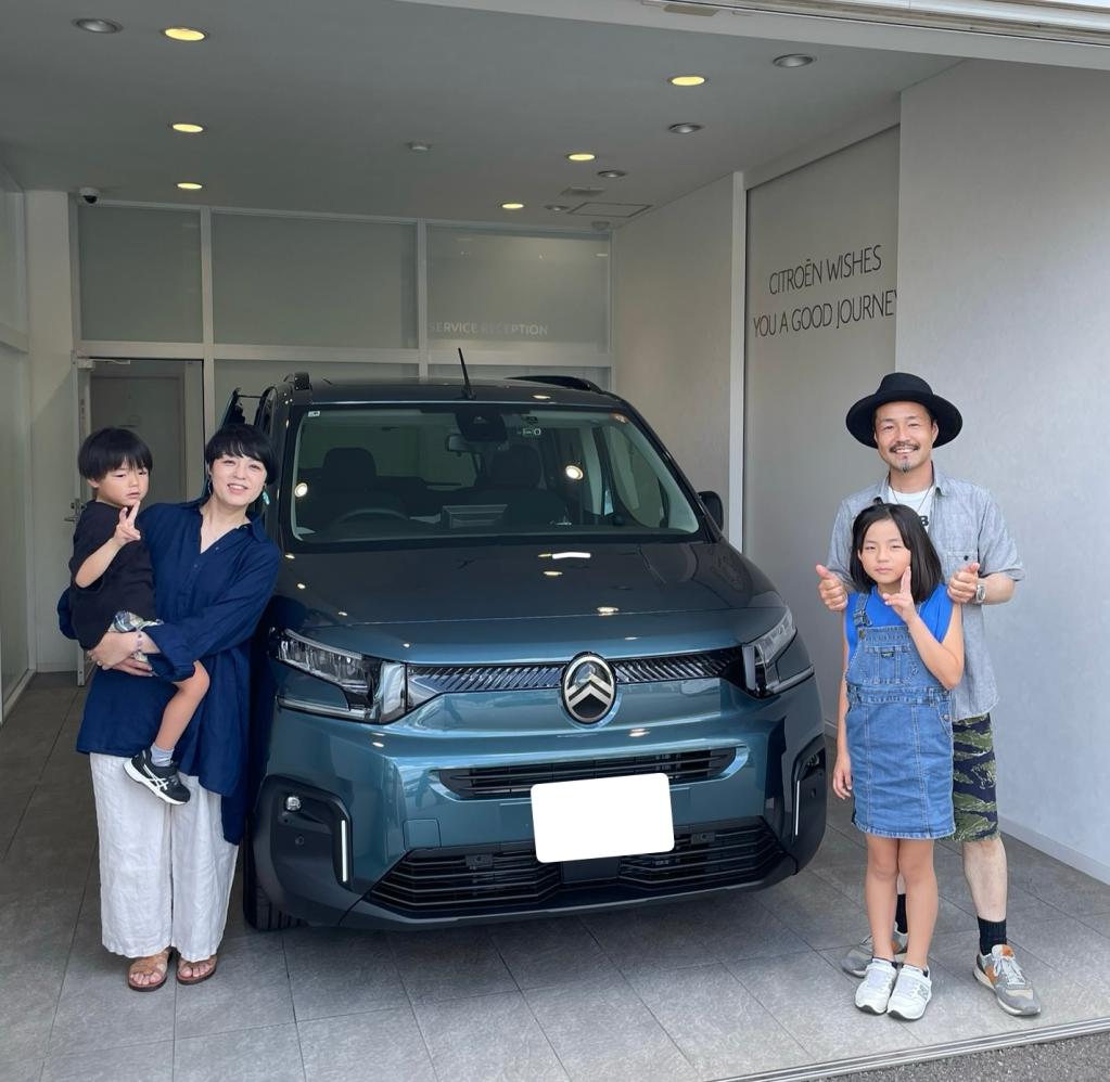 ベルランゴ　納車式