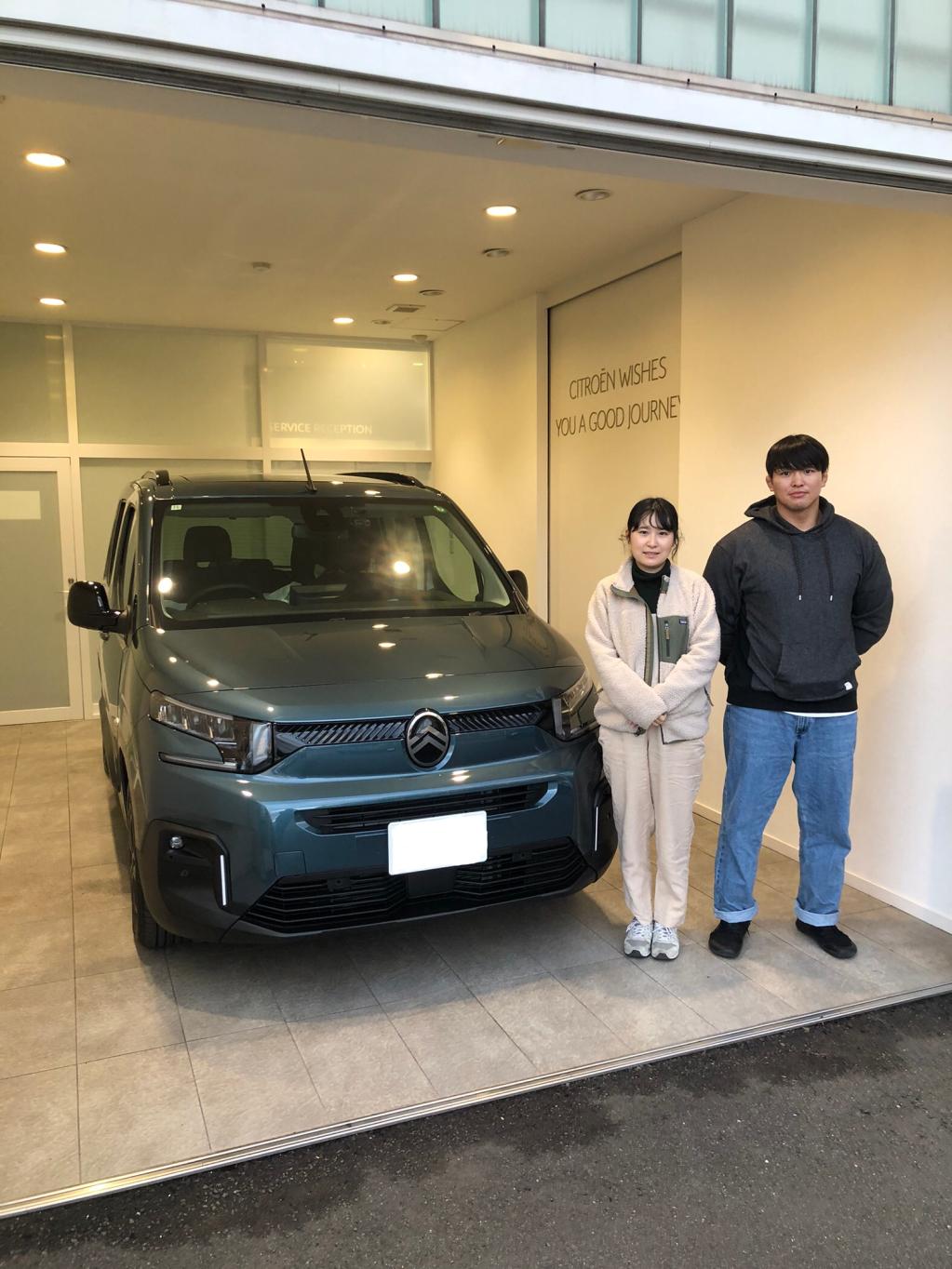 ベルランゴ　納車式